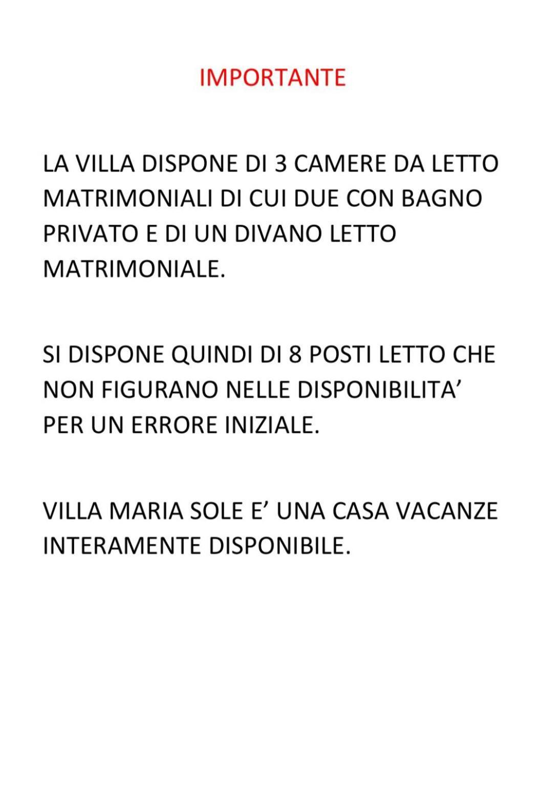 Villa Maria Sole Scafati Zewnętrze zdjęcie